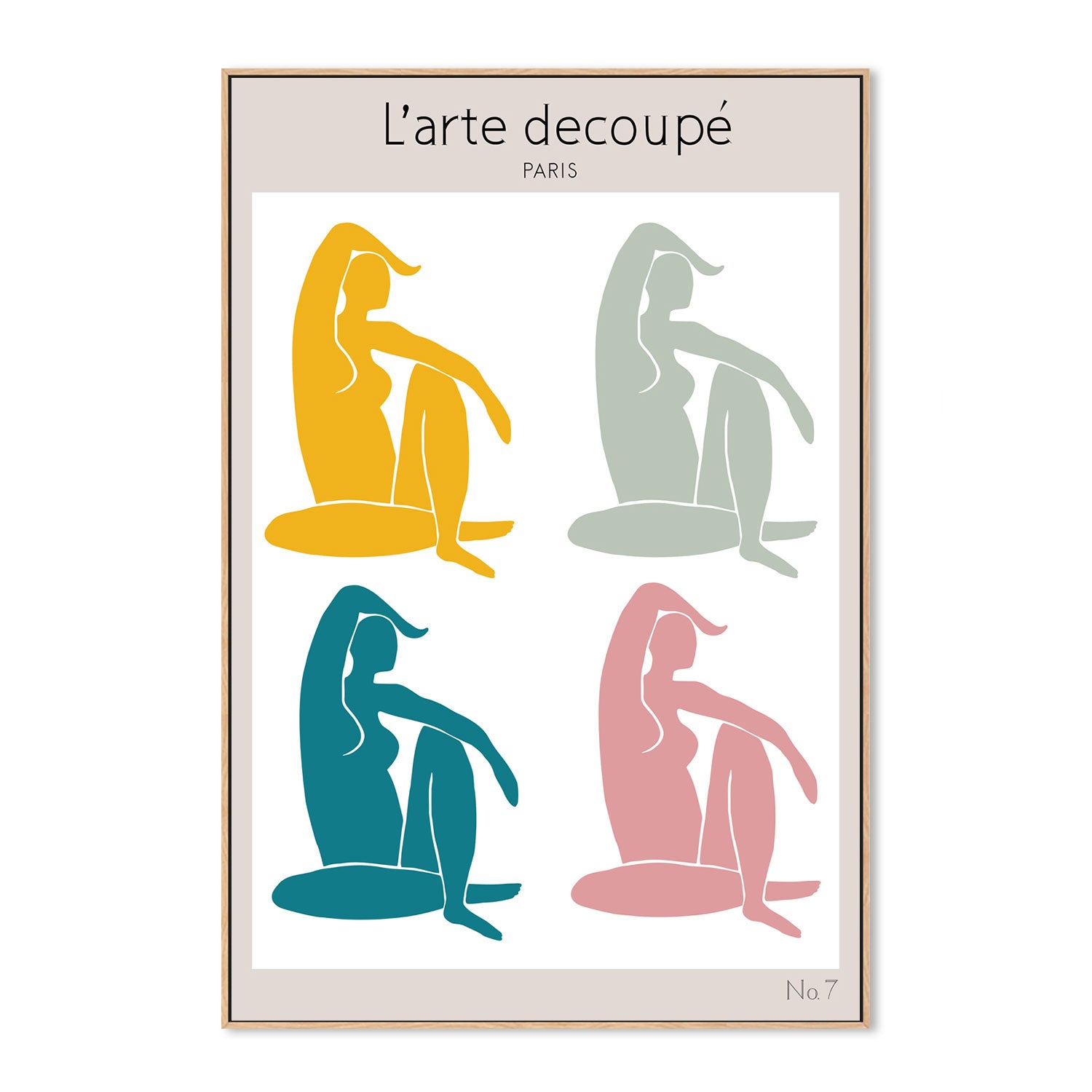 wall-art-print-canvas-poster-framed-Four Figures-by-Plus X Studio-Gioia Wall Art
