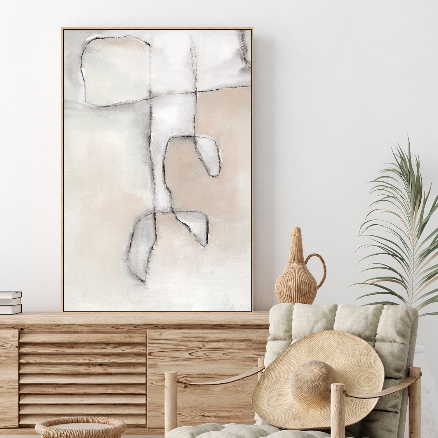 wall-art-print-canvas-poster-framed-Fractional, Style B , By Aubrey-2