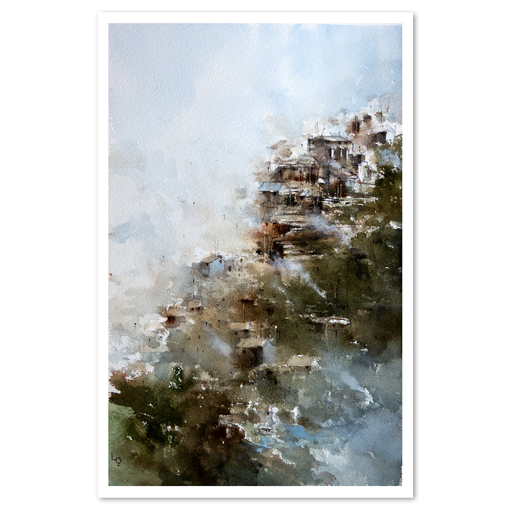 wall-art-print-canvas-poster-framed-France Les Gordes-by-Lilou Online Fine Arts-Gioia Wall Art