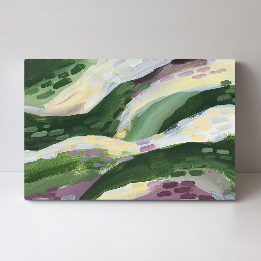 wall-art-print-canvas-poster-framed-French Countryside Abstract Landscape, Style B-by-Emily Wood-Gioia Wall Art