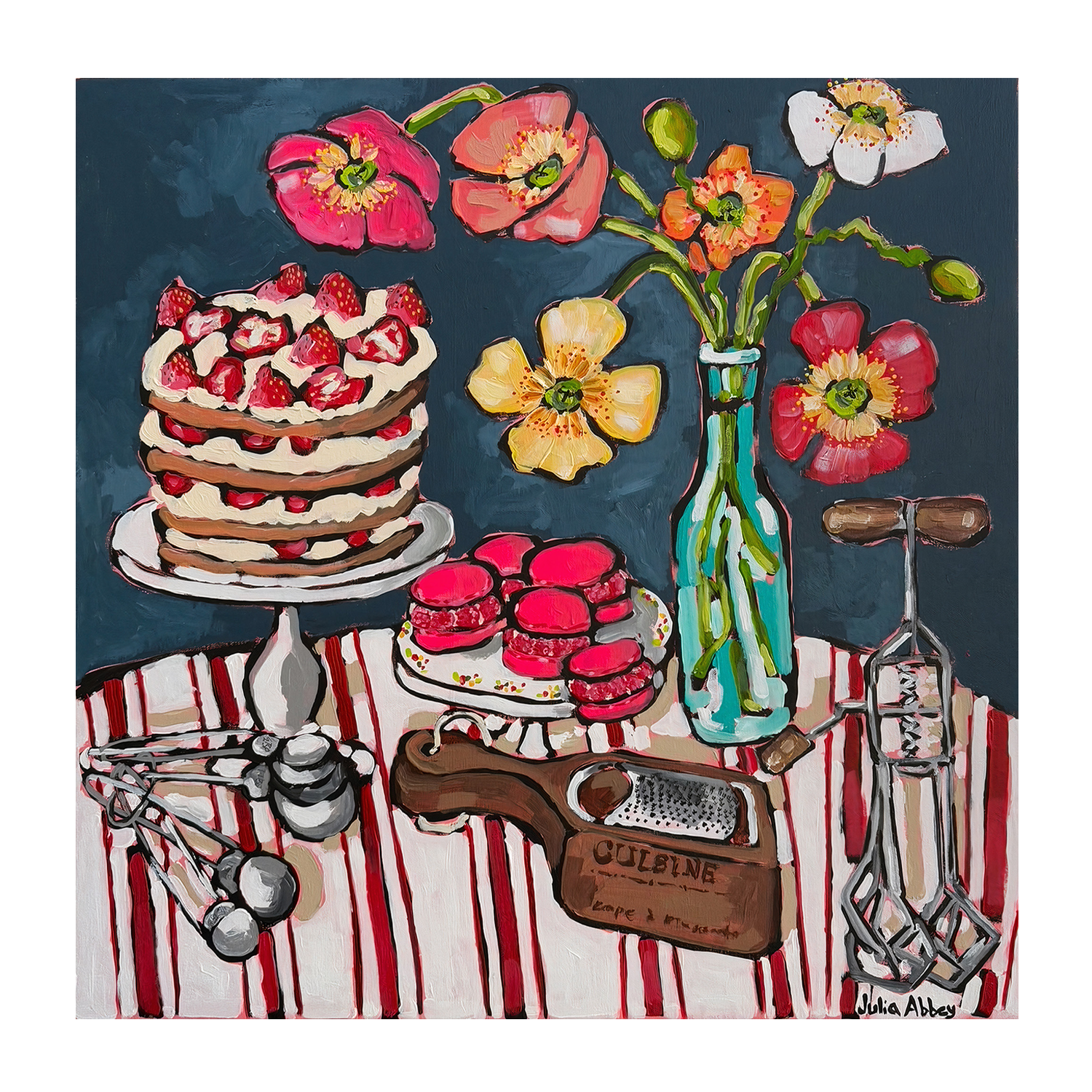 wall-art-print-canvas-poster-framed-French Macarons , By Julia Abbey-1