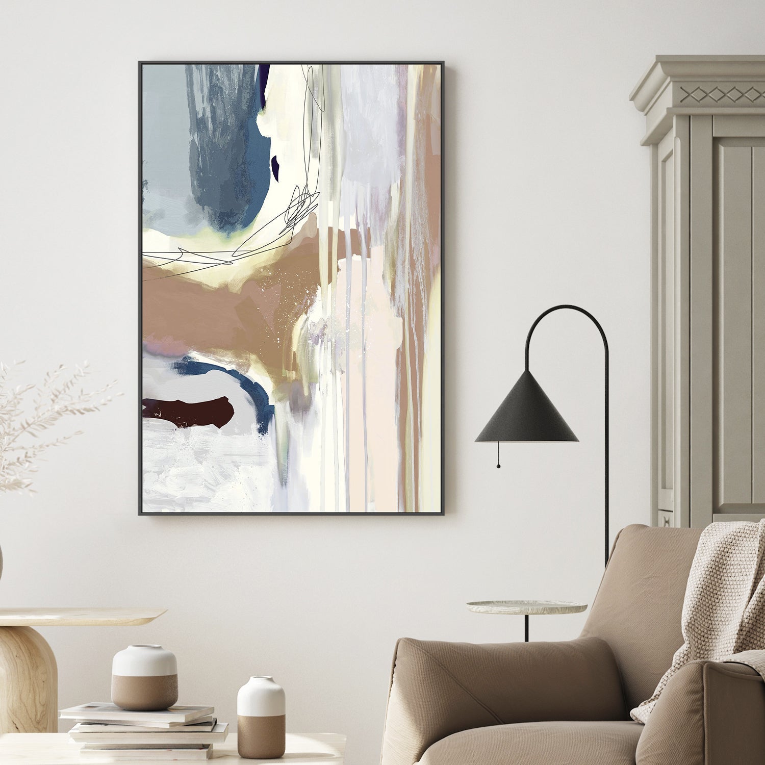 wall-art-print-canvas-poster-framed-Fresh, Abstract Art-2