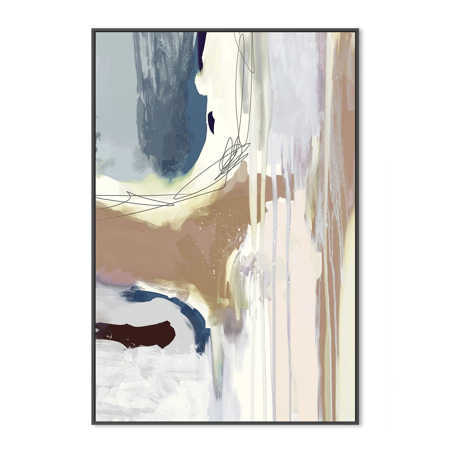 wall-art-print-canvas-poster-framed-Fresh, Abstract Art-3