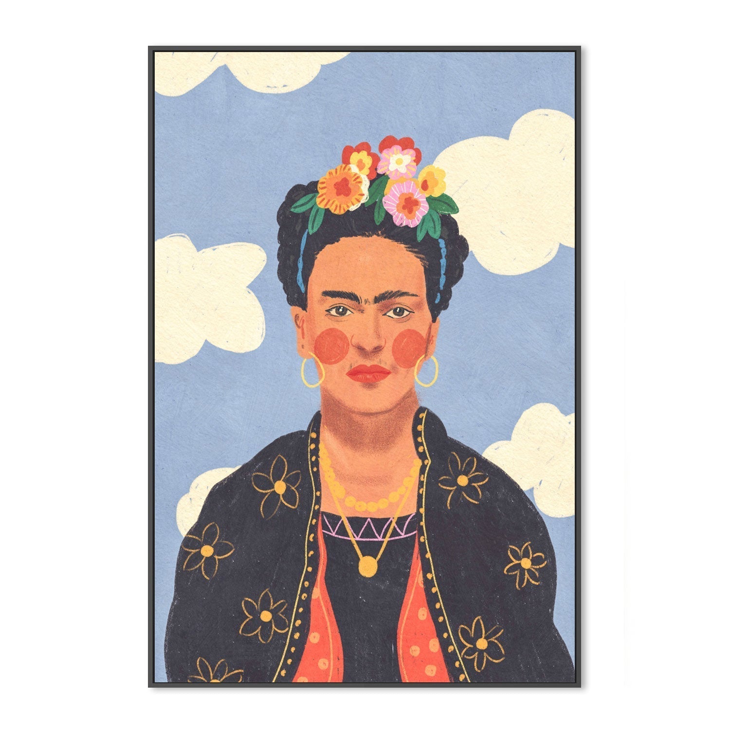 wall-art-print-canvas-poster-framed-Frida , By Gigi Rosado-GIOIA-WALL-ART