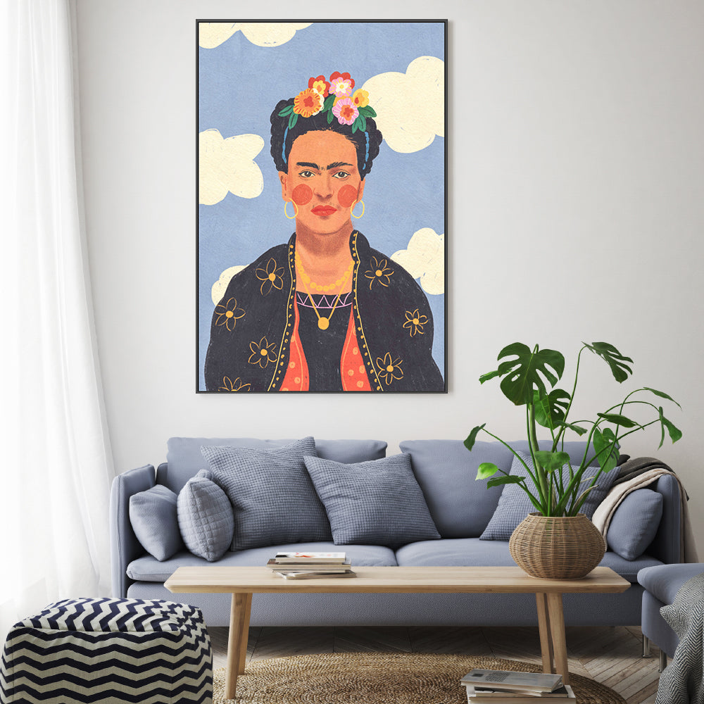 wall-art-print-canvas-poster-framed-Frida , By Gigi Rosado-GIOIA-WALL-ART
