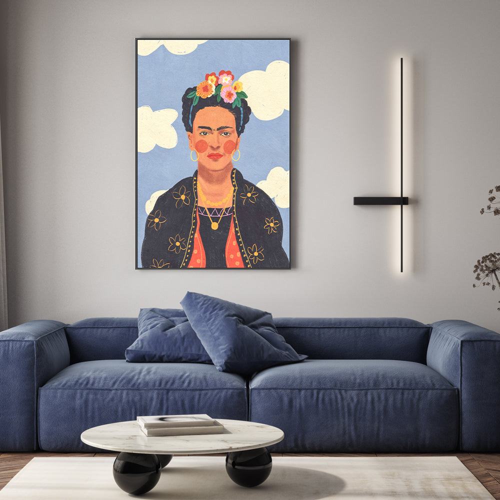 wall-art-print-canvas-poster-framed-Frida , By Gigi Rosado-GIOIA-WALL-ART