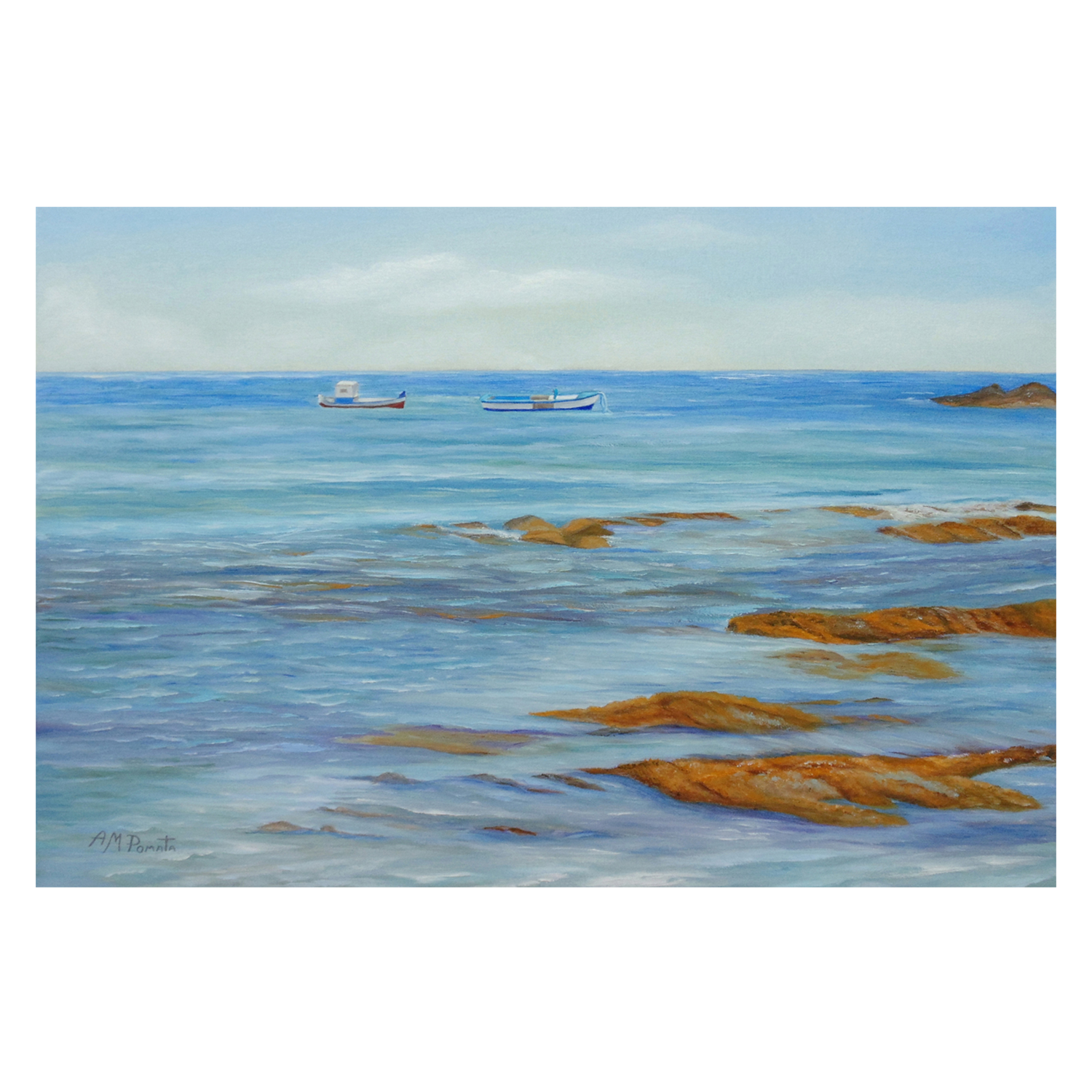 wall-art-print-canvas-poster-framed-From The Shore , By Angeles M. Pomata-1