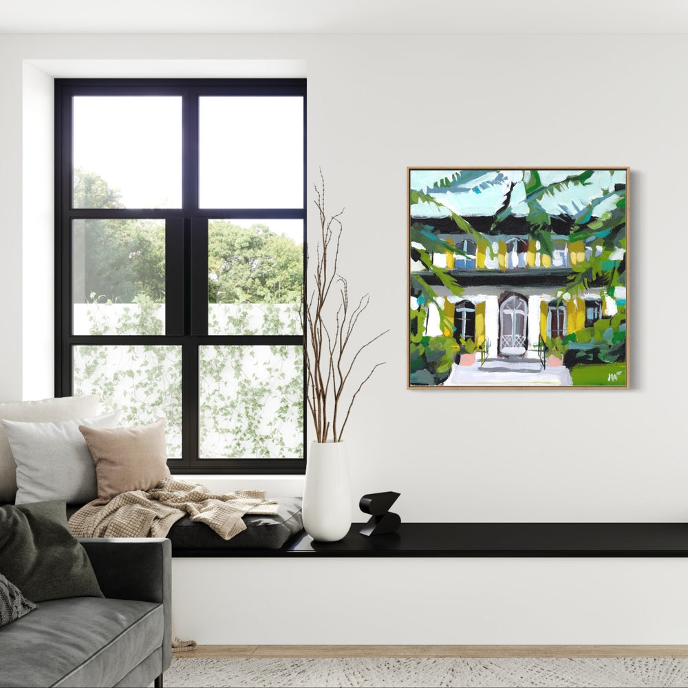 wall-art-print-canvas-poster-framed-Front Garden-by-Jenny Westenhofer Art-Gioia Wall Art