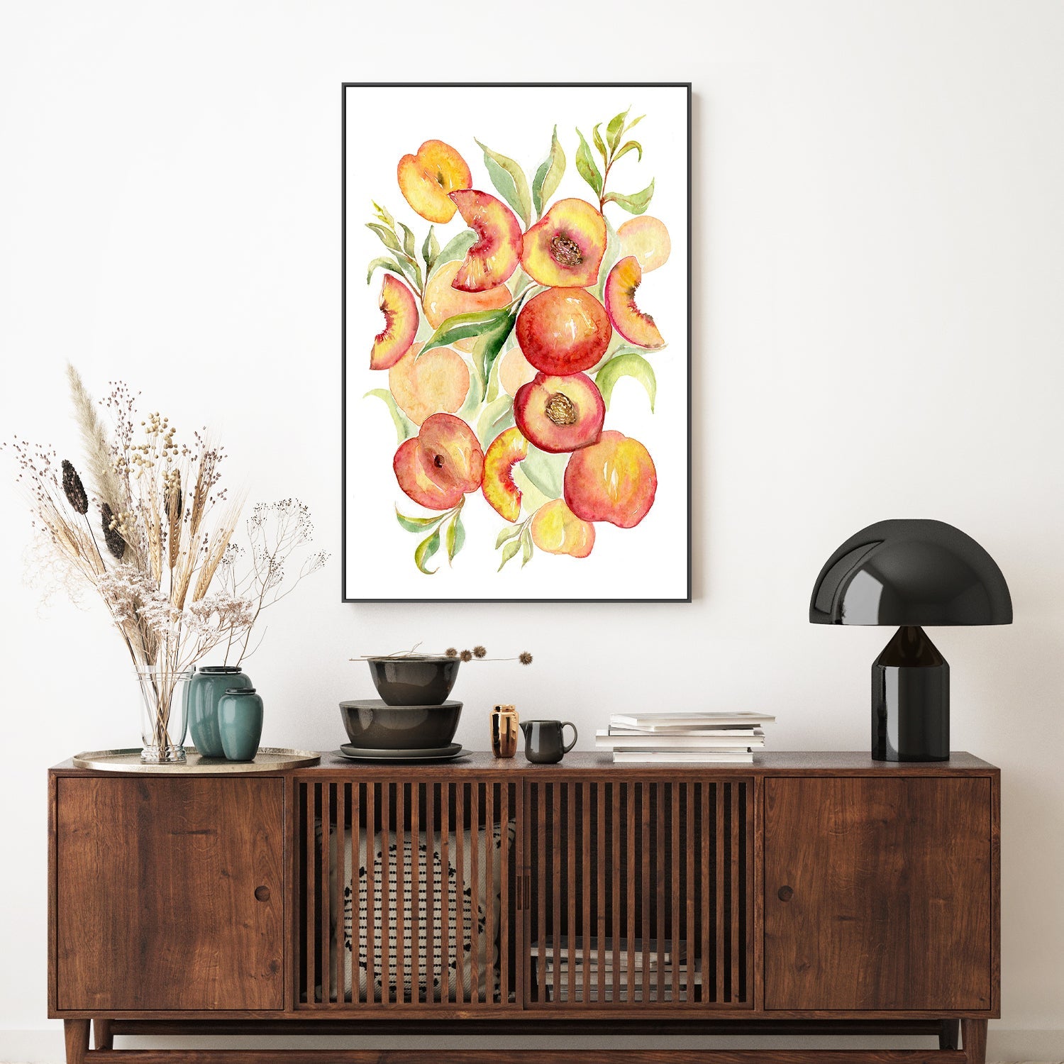 wall-art-print-canvas-poster-framed-Fruit collection - Peaches-9