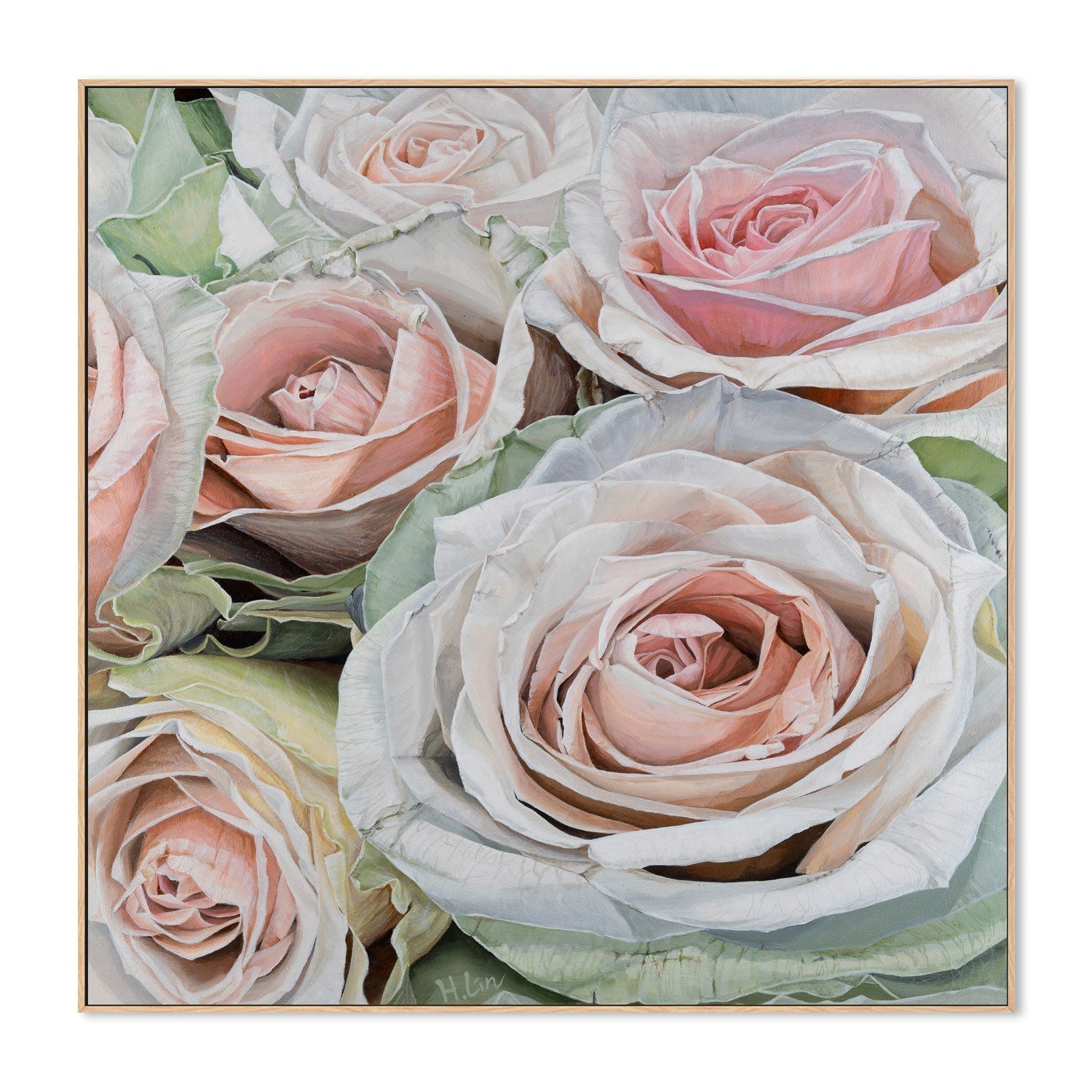 wall-art-print-canvas-poster-framed-Frutteto Roses , By Hsin Lin-GIOIA-WALL-ART