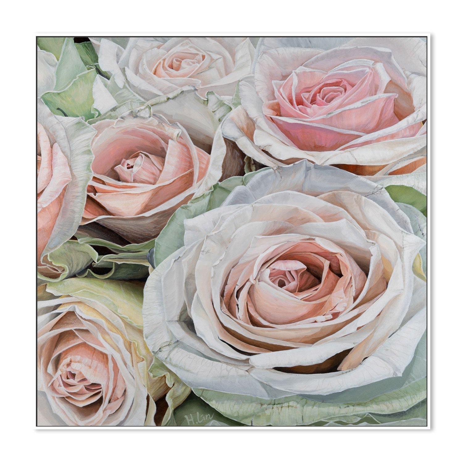 wall-art-print-canvas-poster-framed-Frutteto Roses , By Hsin Lin-GIOIA-WALL-ART