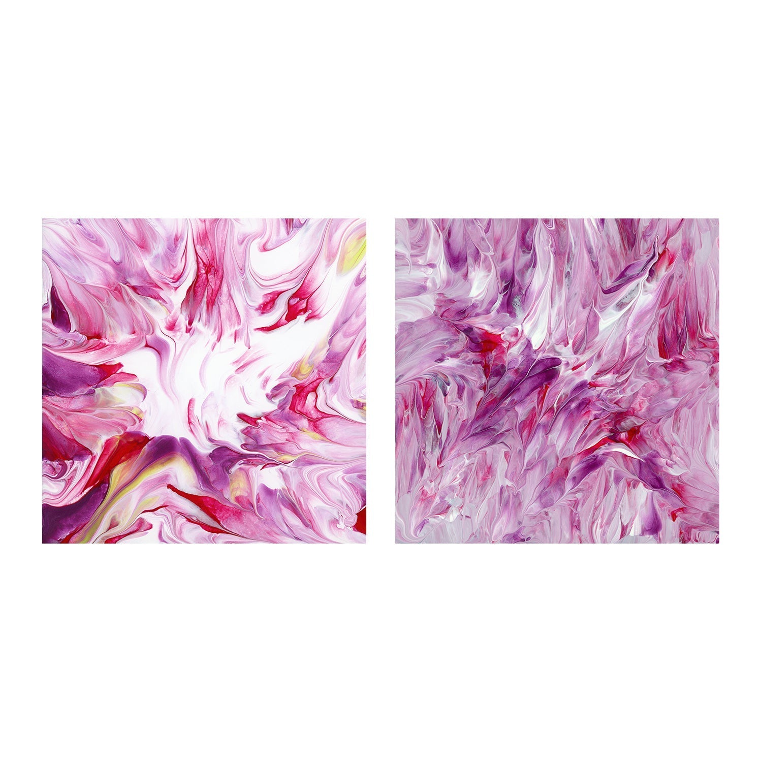 wall-art-print-canvas-poster-framed-Fuchsia , Style A & B, Set Of 2, By Cathy Anderson , By Cathy Anderson-1