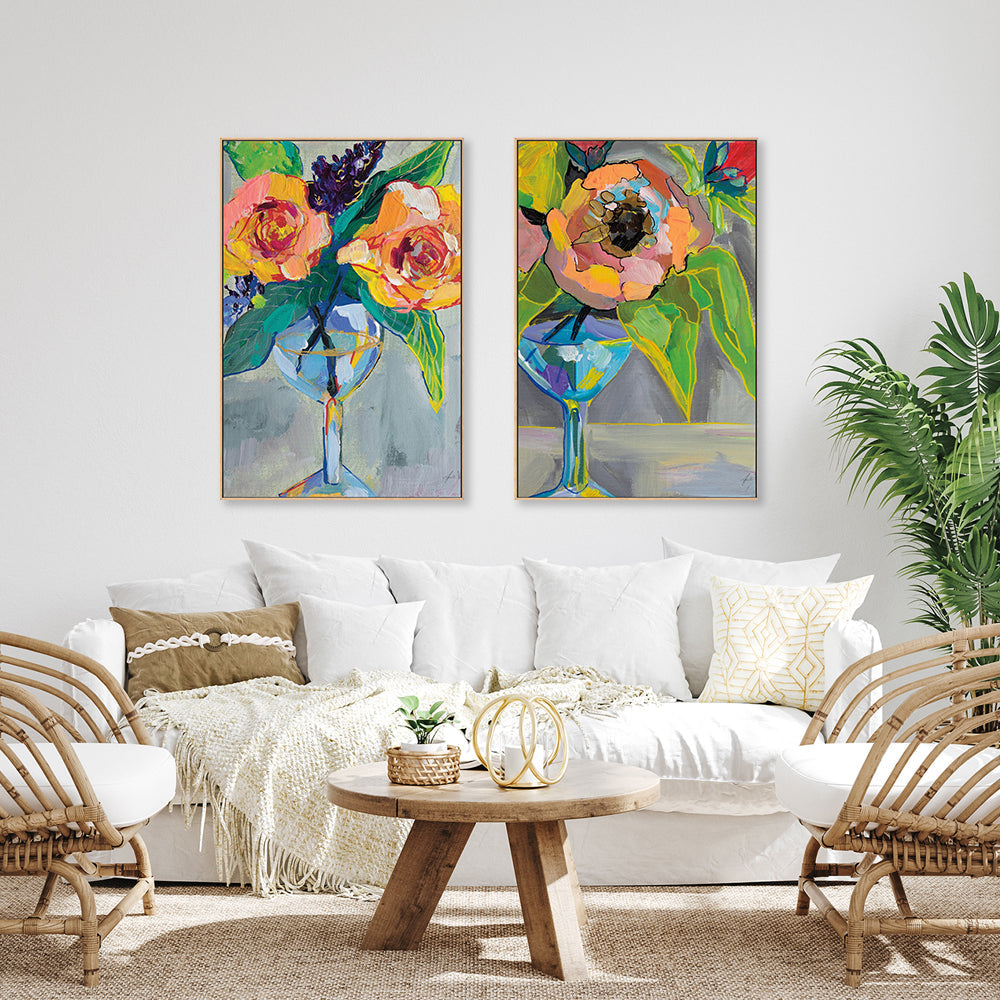 wall-art-print-canvas-poster-framed-Full Fun, Set of 2-by-Jeanette Vertentes-Gioia Wall Art
