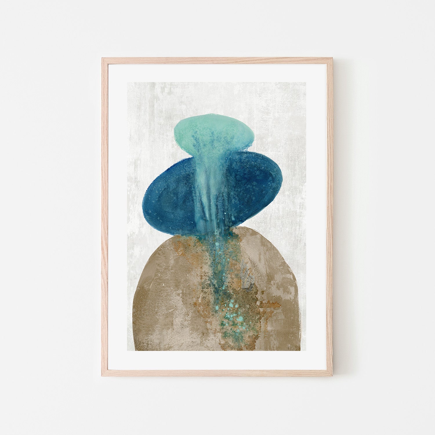 wall-art-print-canvas-poster-framed-Galaxy of Blue , By Maya Woods-6