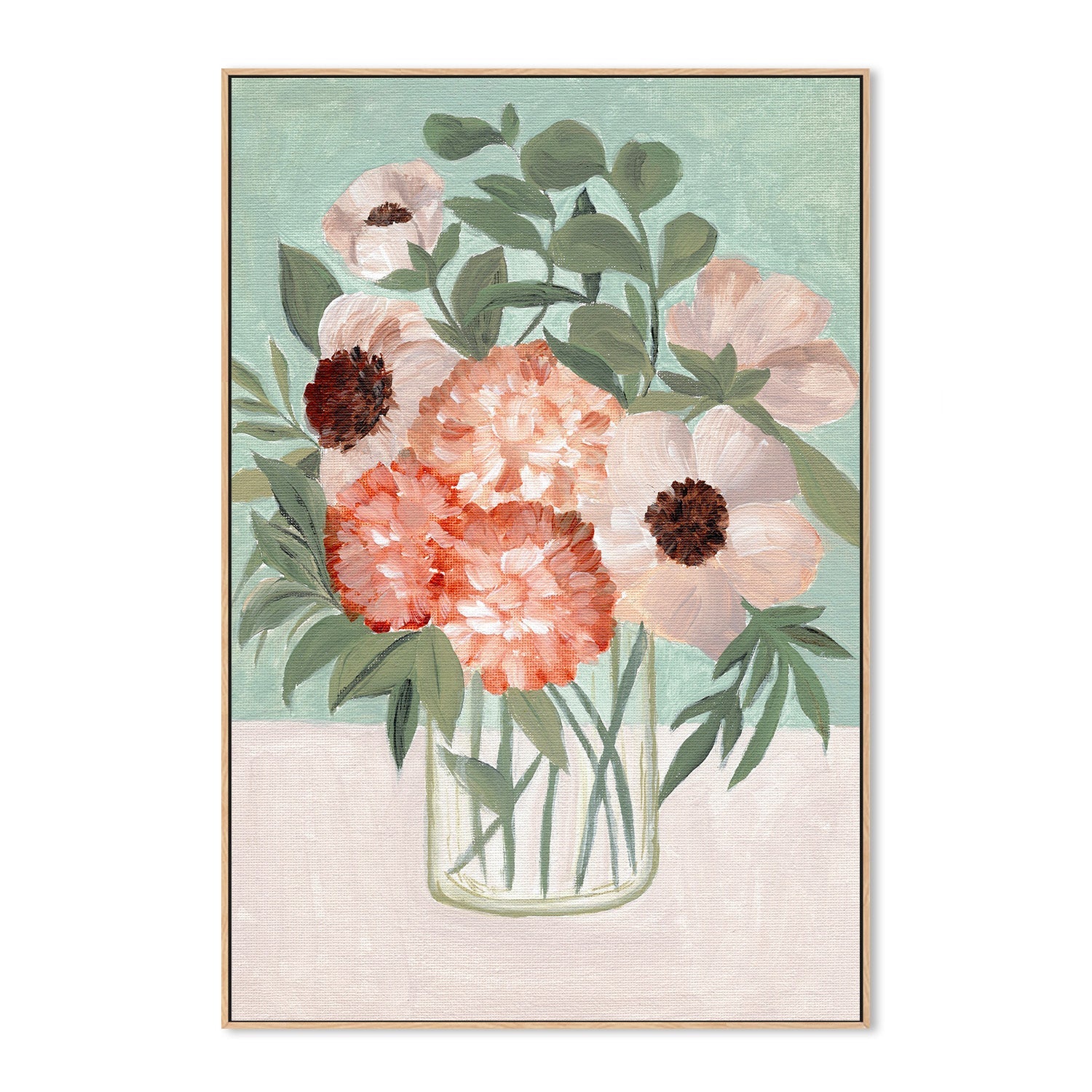 wall-art-print-canvas-poster-framed-Garden Beauties , By Nikita Jariwala-4