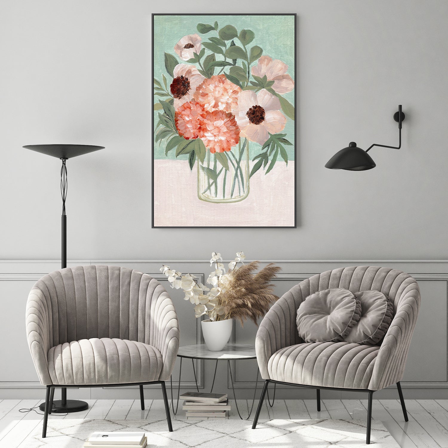 wall-art-print-canvas-poster-framed-Garden Beauties , By Nikita Jariwala-7