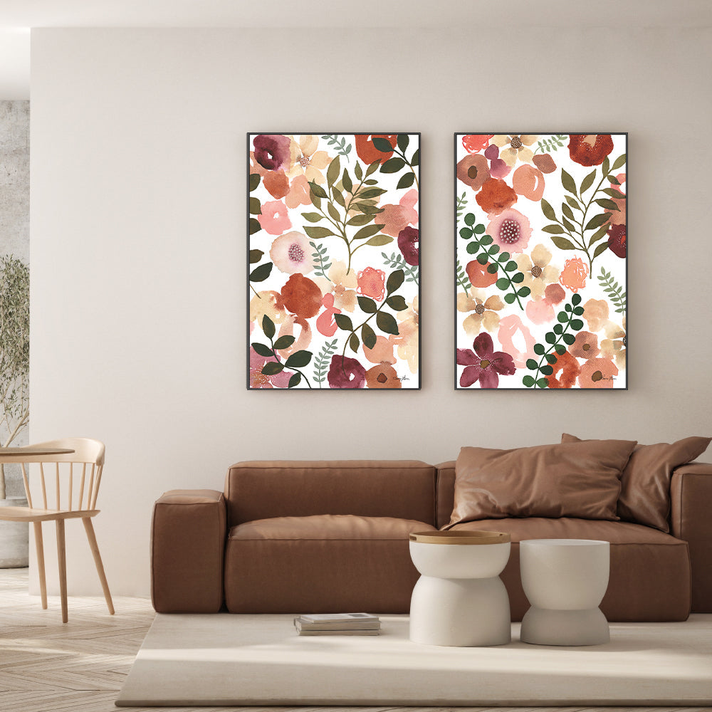 wall-art-print-canvas-poster-framed-Garden Dance, A & C, Set Of 2 , By Laura Horn-GIOIA-WALL-ART