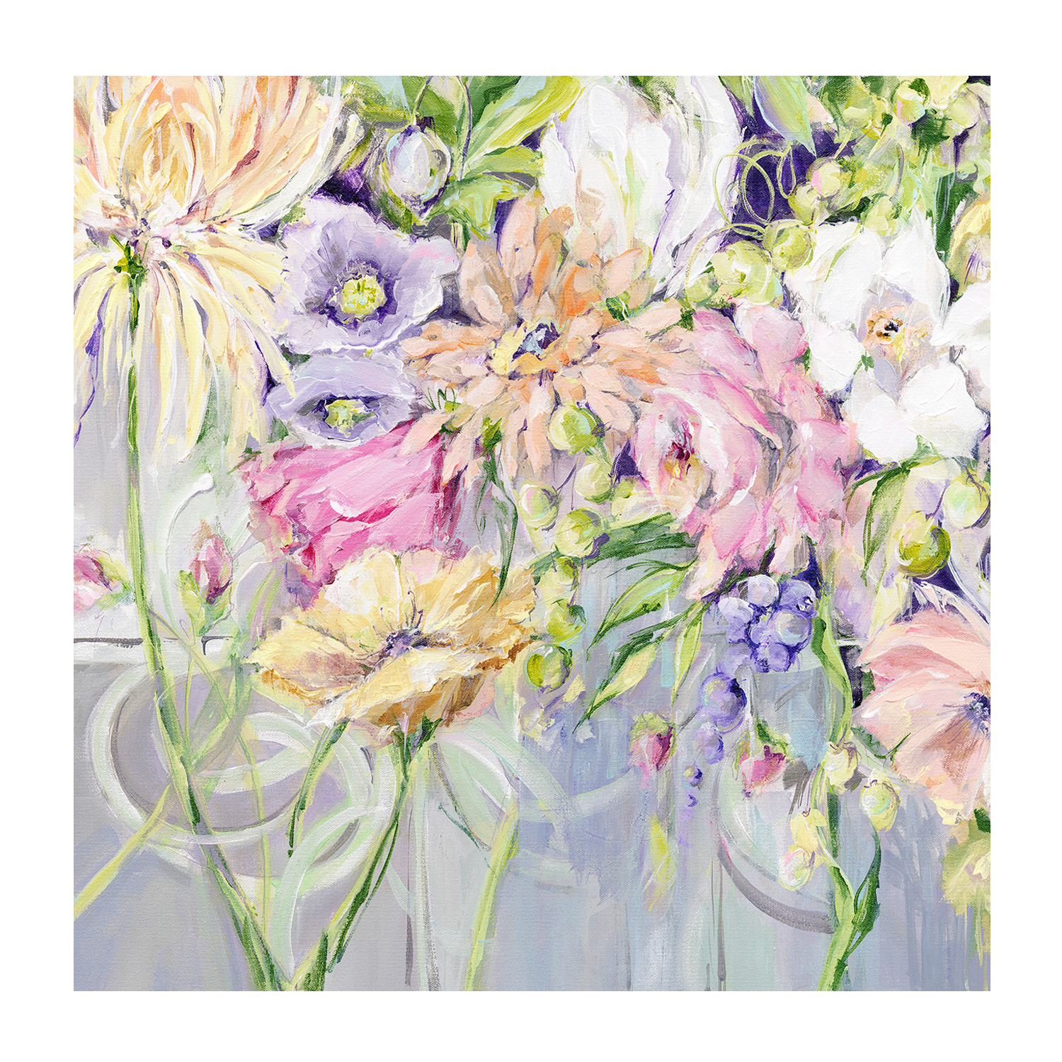 wall-art-print-canvas-poster-framed-Garden Song-1