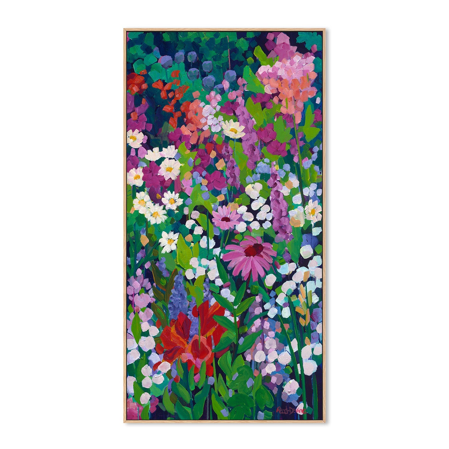 wall-art-print-canvas-poster-framed-Garden, Style B-4