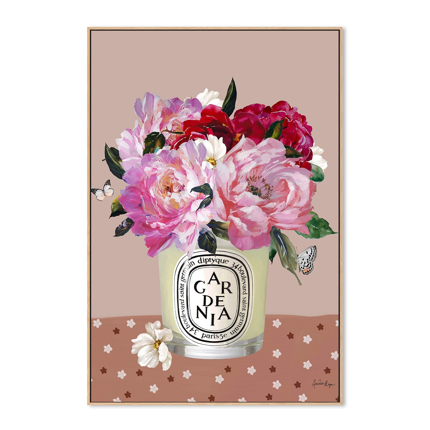 wall-art-print-canvas-poster-framed-Gardenia-4