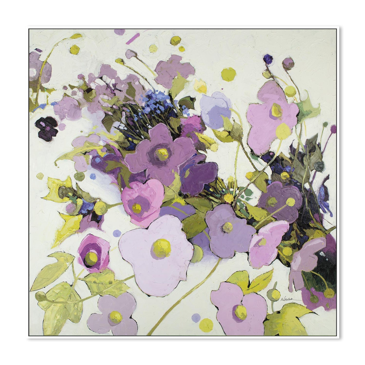 wall-art-print-canvas-poster-framed-Gardening in Mauve-5