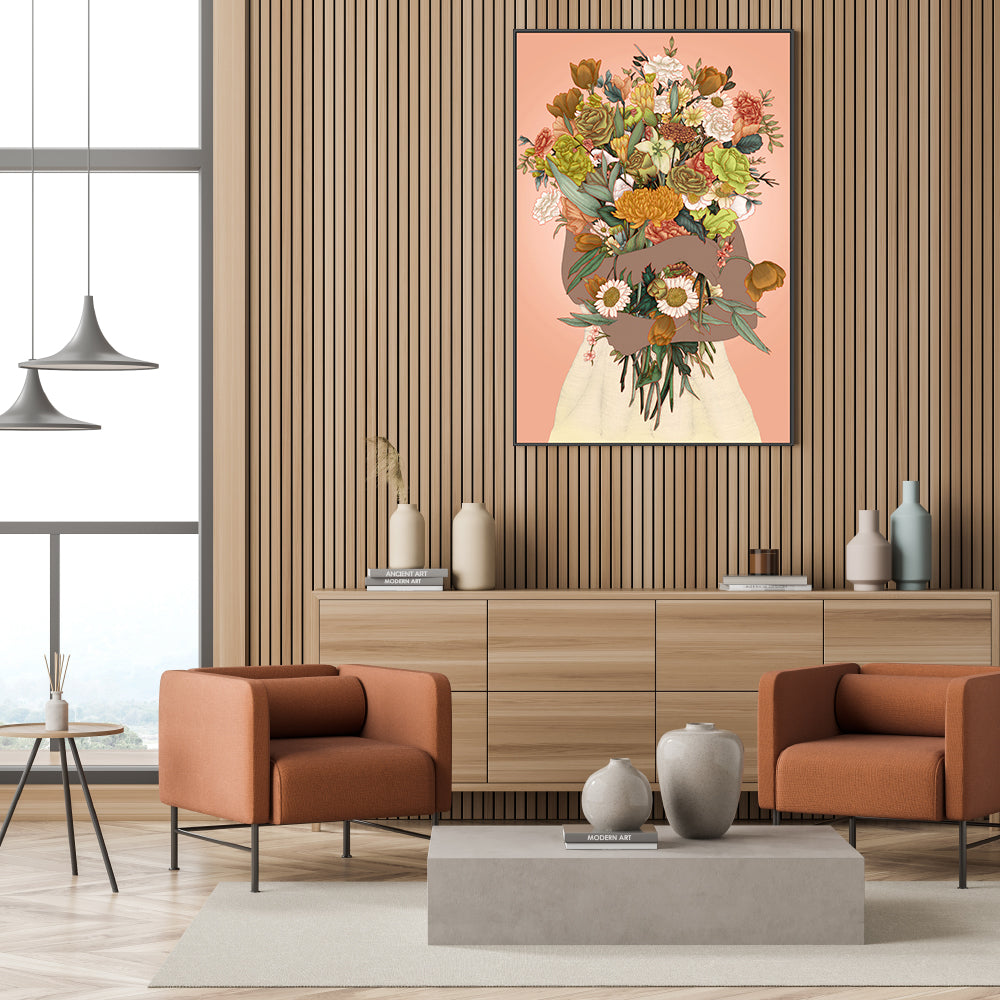 wall-art-print-canvas-poster-framed-Gathering a Golden Garden-7