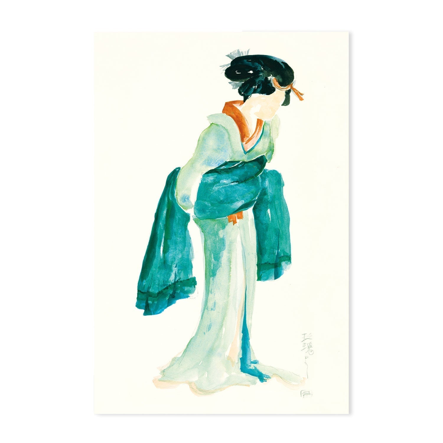 wall-art-print-canvas-poster-framed-Geisha , By Chris Paschke-GIOIA-WALL-ART