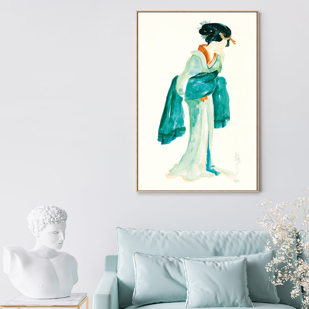 wall-art-print-canvas-poster-framed-Geisha , By Chris Paschke-GIOIA-WALL-ART