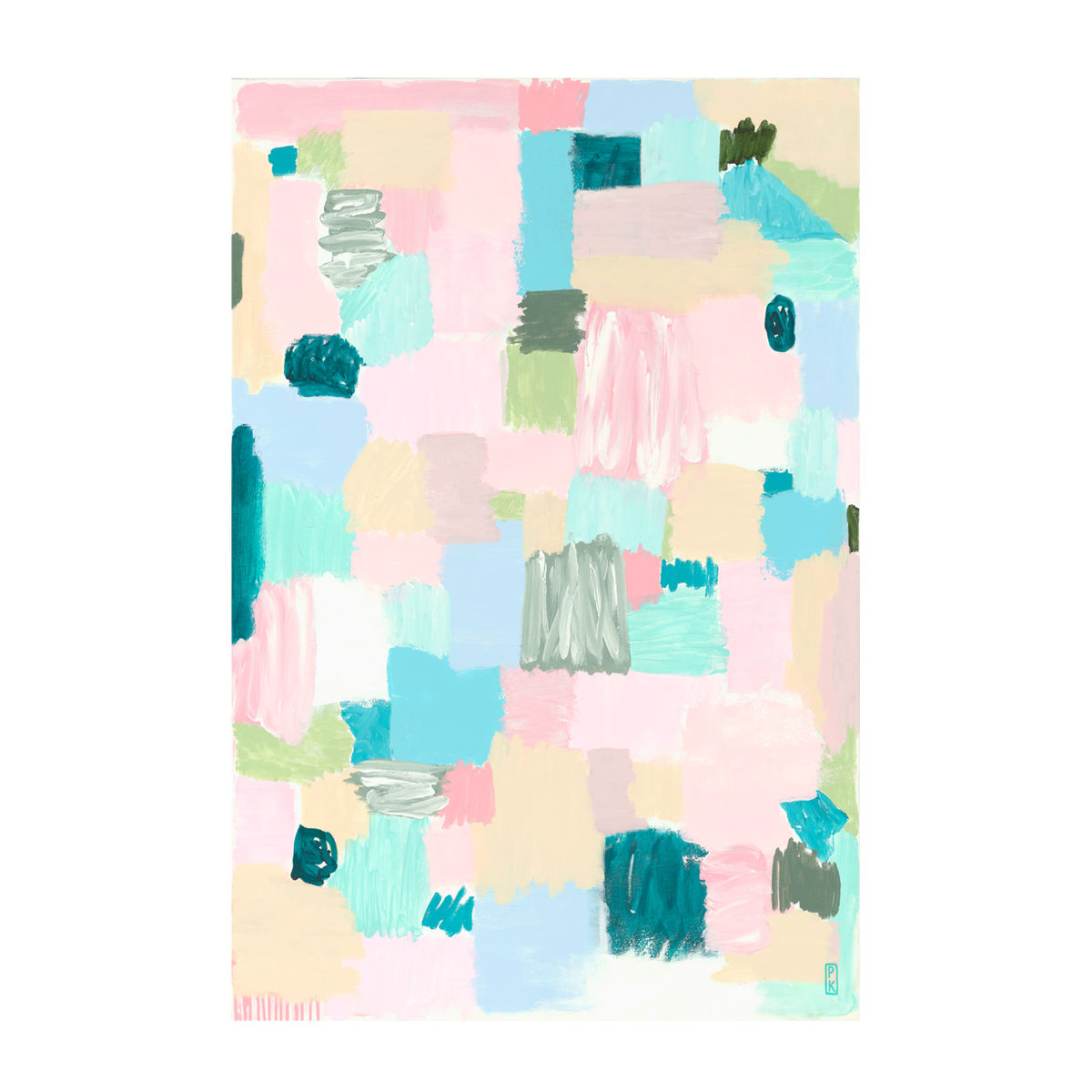 Gelato Beach , By Poppy Key |Fine Art Print Poster Canvas Framed
