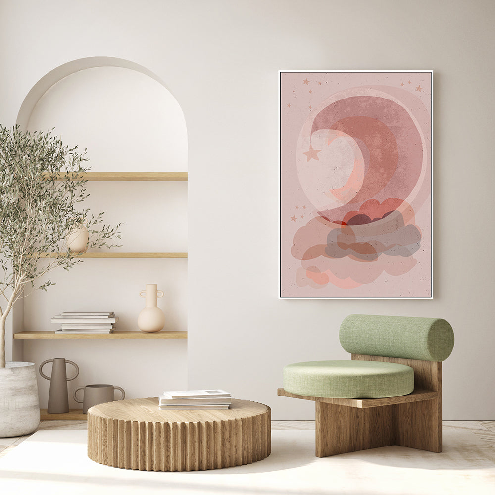 wall-art-print-canvas-poster-framed-Gentle Moon , By Treechild-GIOIA-WALL-ART