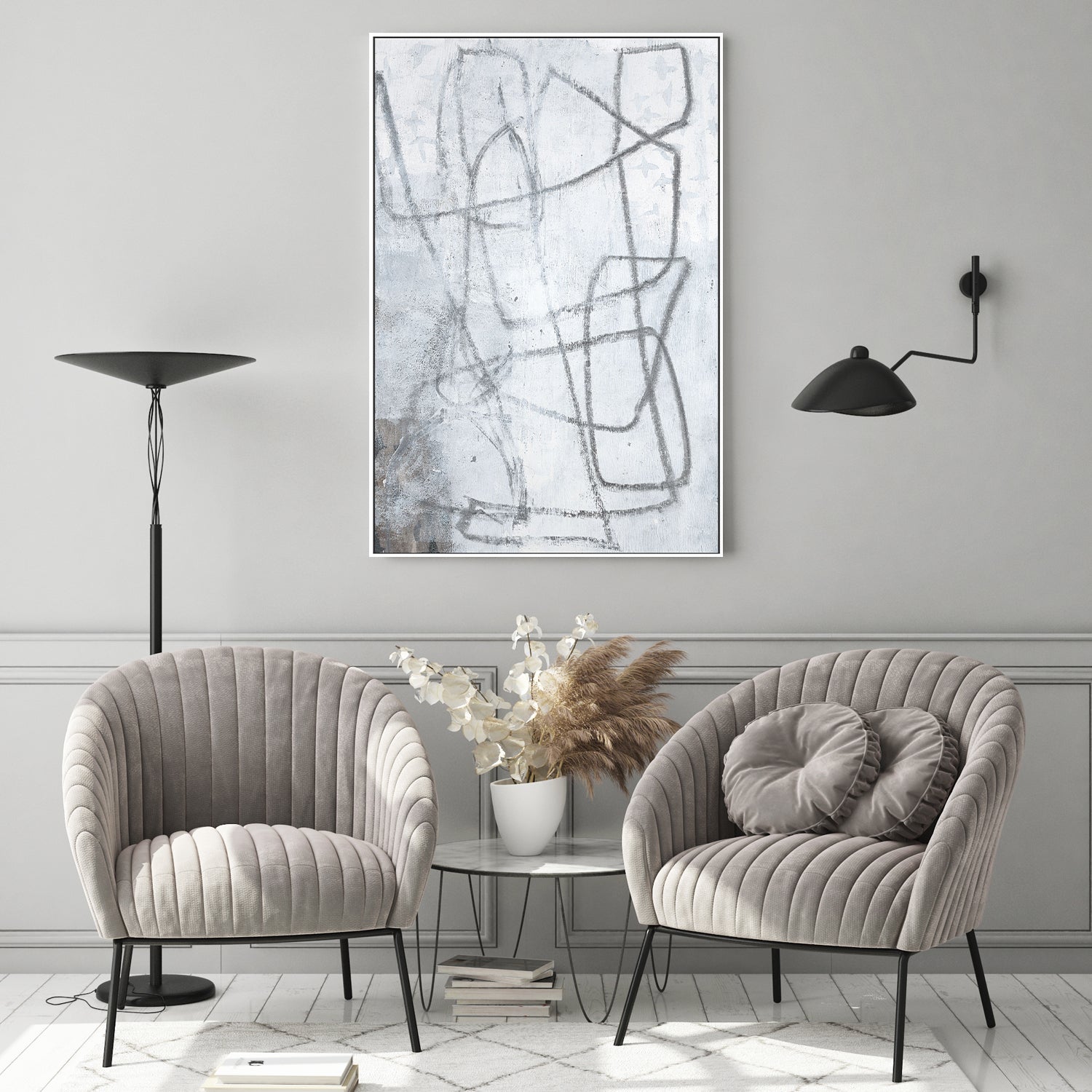 wall-art-print-canvas-poster-framed-Gestural Mark , By Aubrey-7