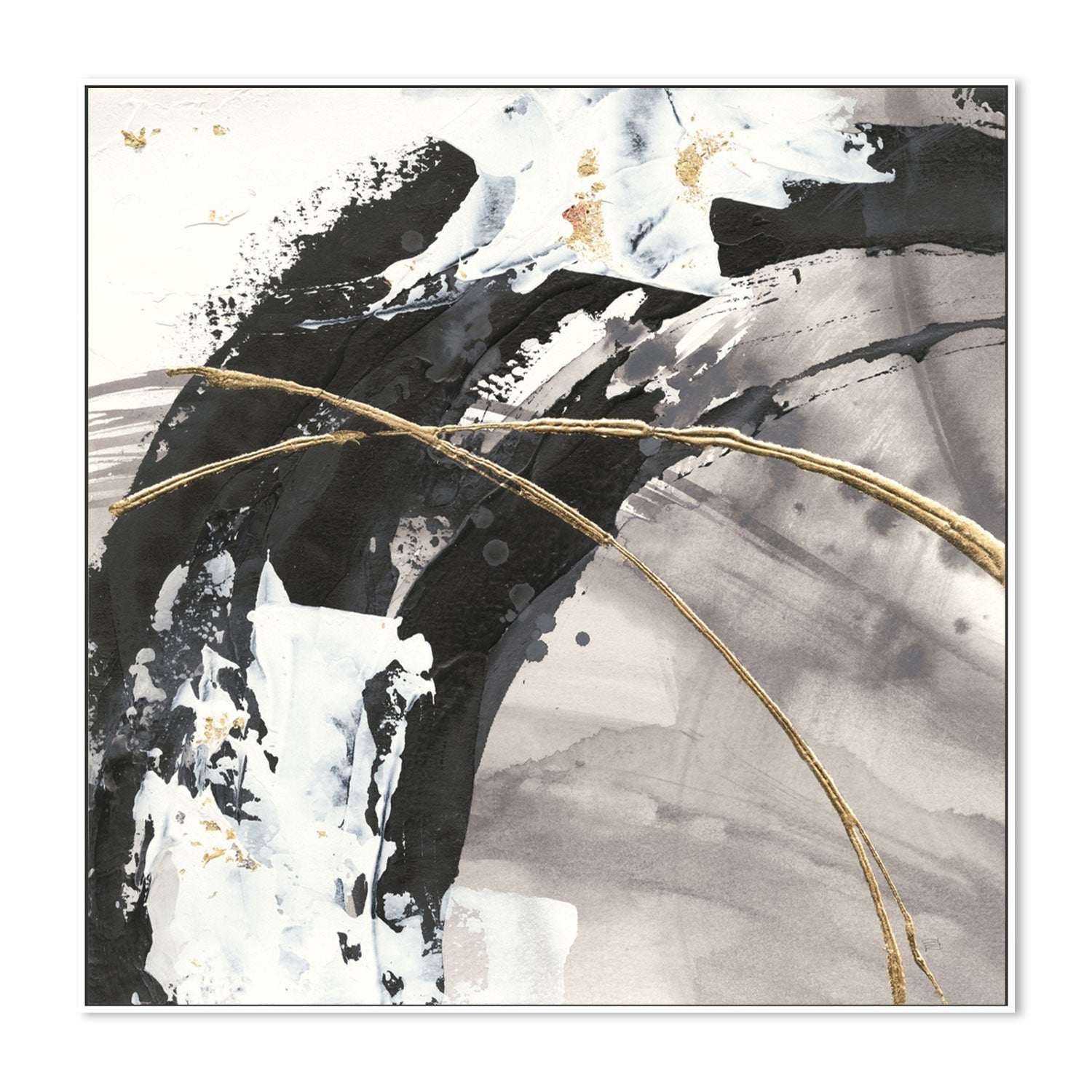 wall-art-print-canvas-poster-framed-Gilded Arcs, Style B-by-Chris Paschke-Gioia Wall Art