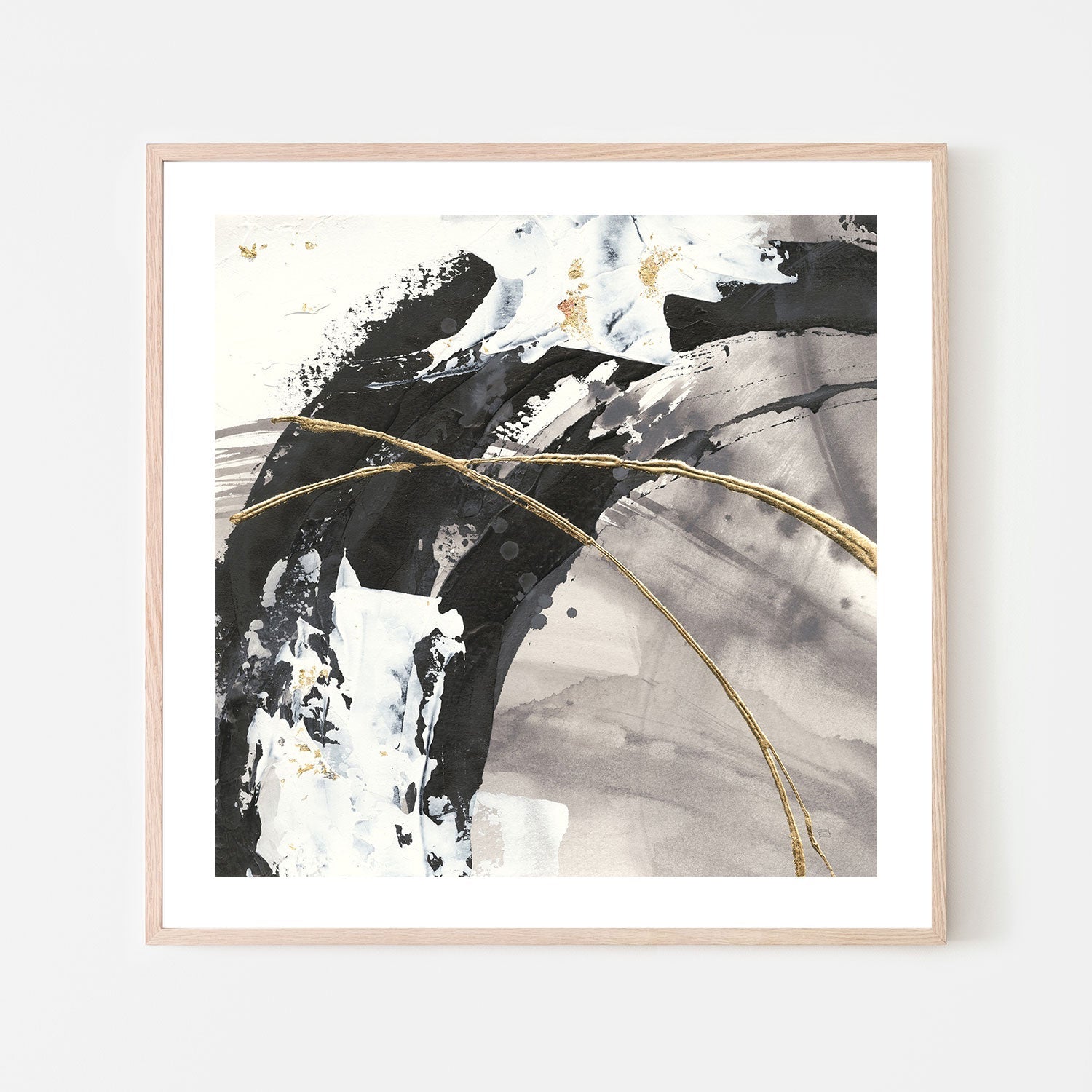 wall-art-print-canvas-poster-framed-Gilded Arcs, Style B-by-Chris Paschke-Gioia Wall Art