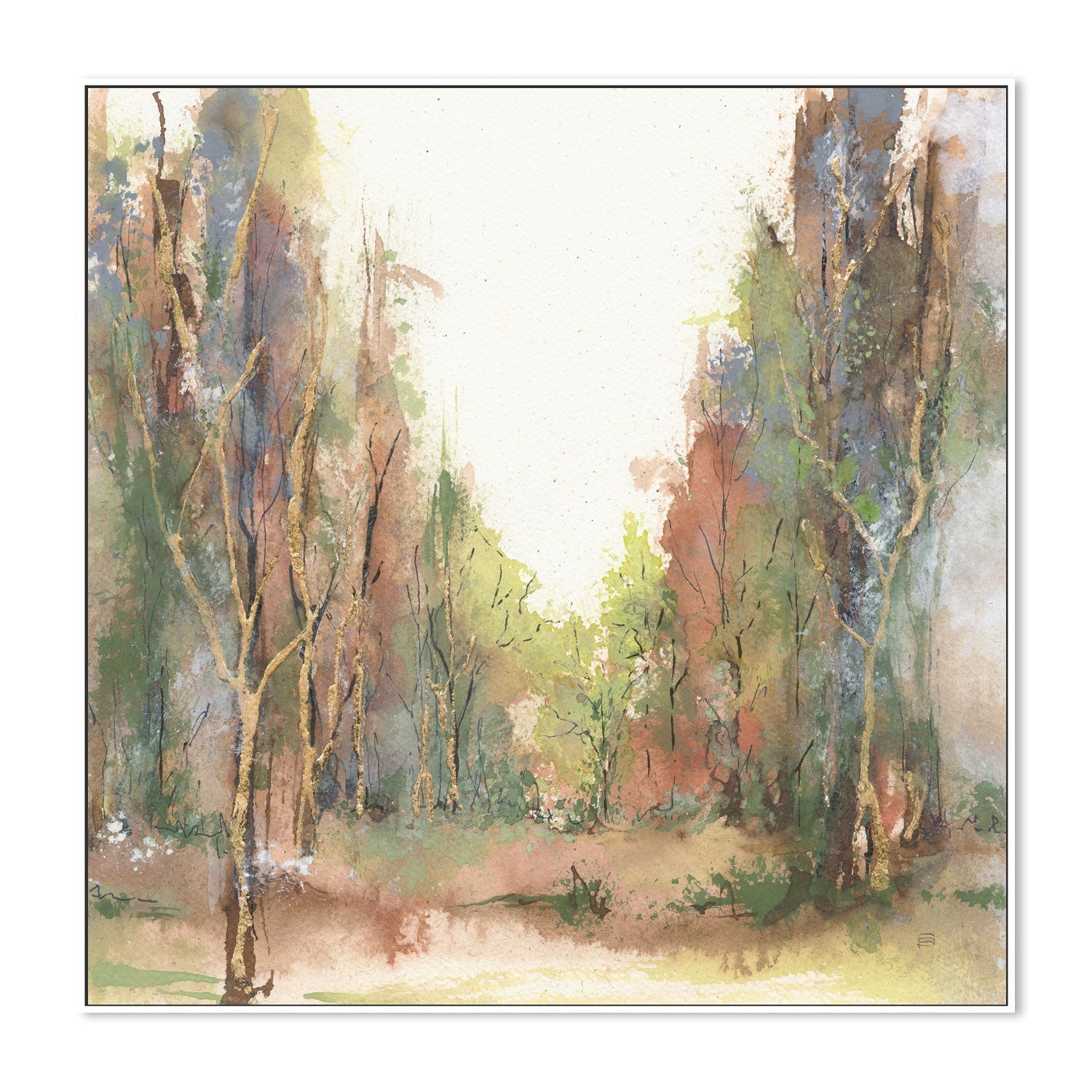 wall-art-print-canvas-poster-framed-Gilded Path, Style B , By Chris Paschke-4