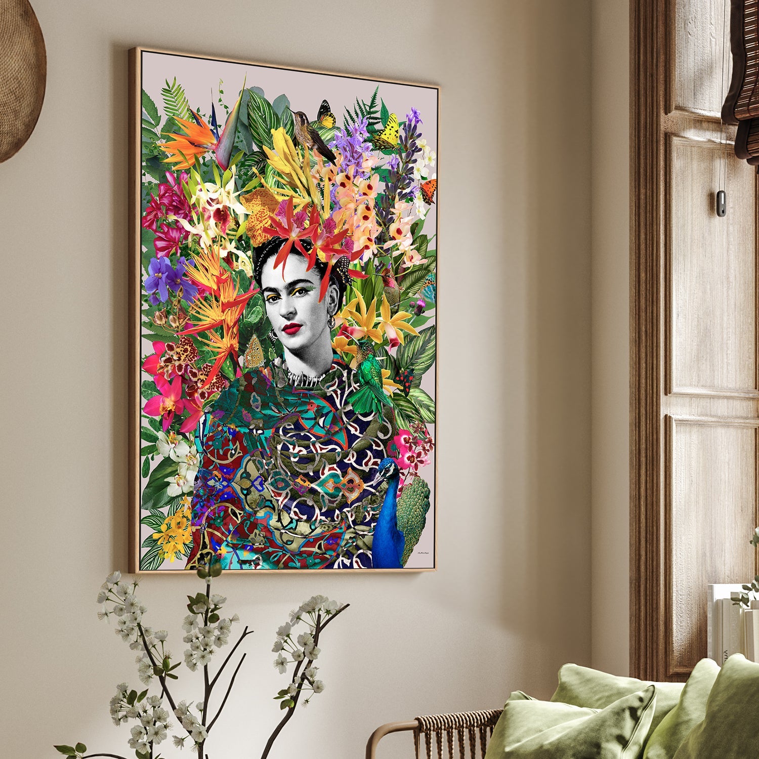 wall-art-print-canvas-poster-framed-Gipsy Frida-2