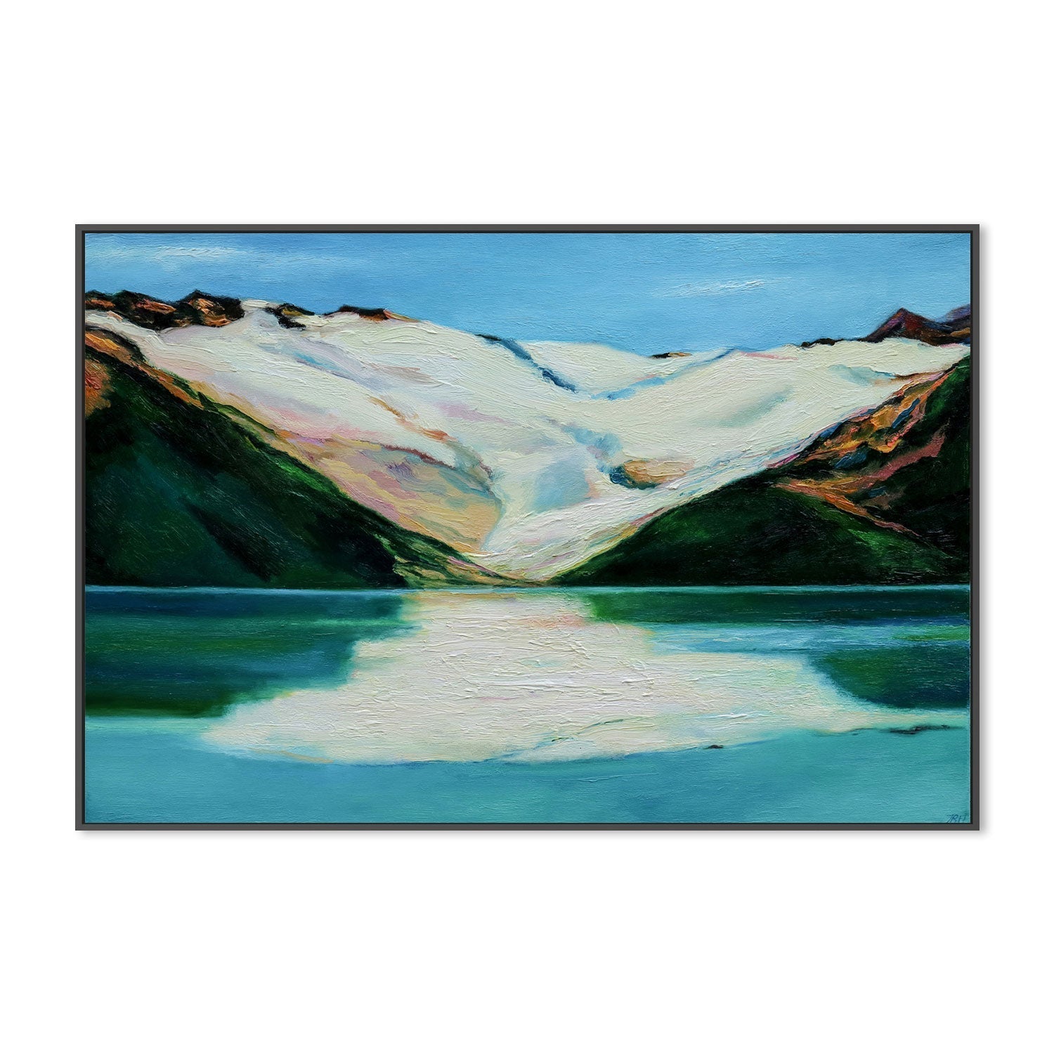 wall-art-print-canvas-poster-framed-Glacier , By Ieva Baklane-GIOIA-WALL-ART