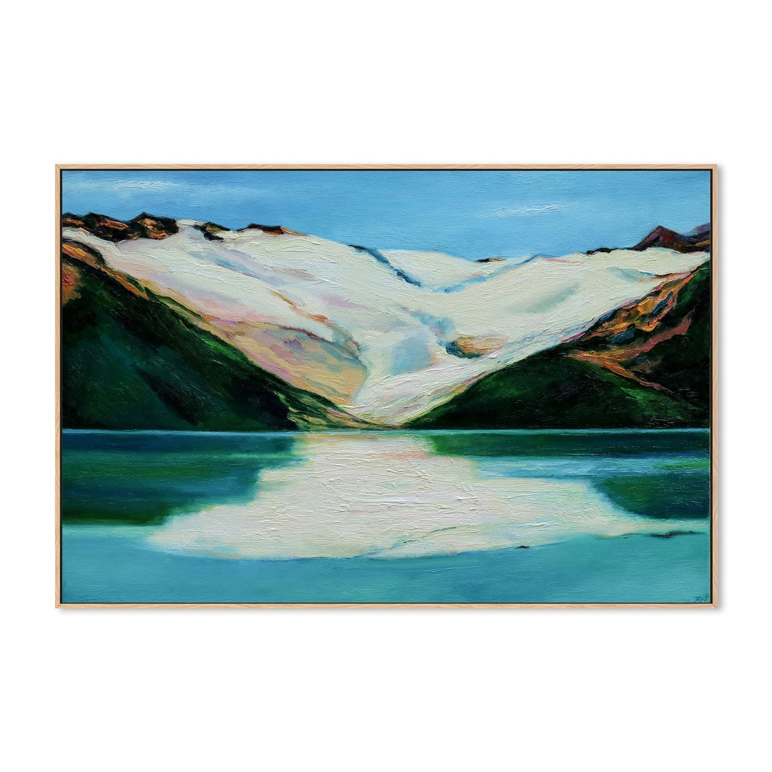 wall-art-print-canvas-poster-framed-Glacier , By Ieva Baklane-GIOIA-WALL-ART
