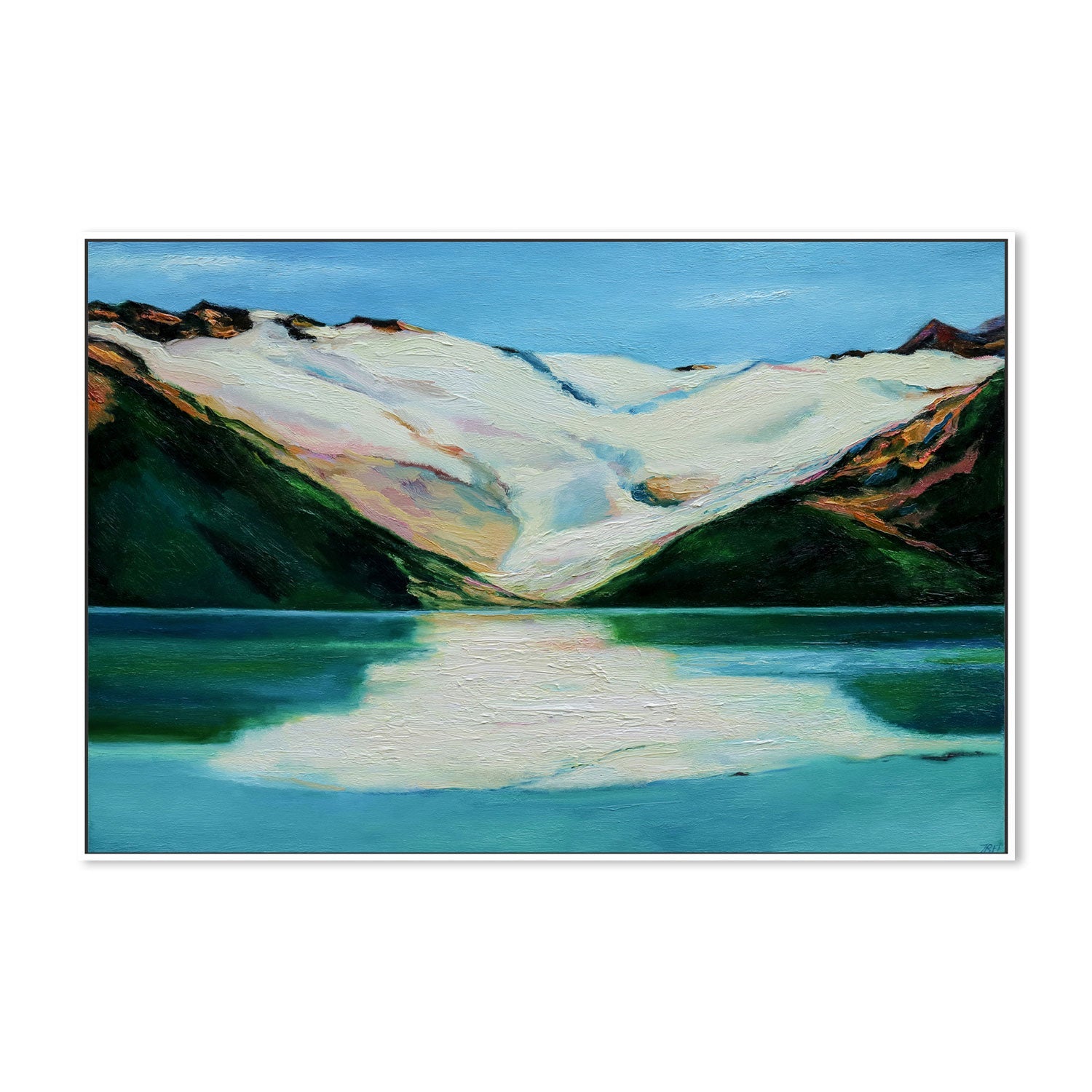 wall-art-print-canvas-poster-framed-Glacier , By Ieva Baklane-GIOIA-WALL-ART