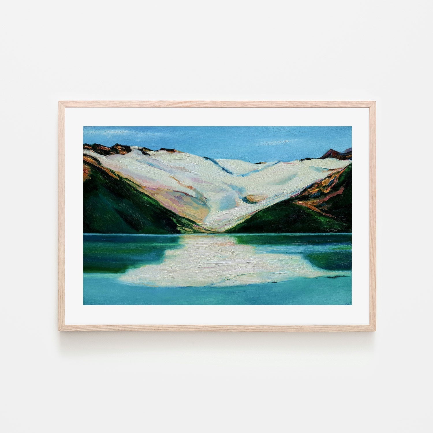 wall-art-print-canvas-poster-framed-Glacier , By Ieva Baklane-GIOIA-WALL-ART