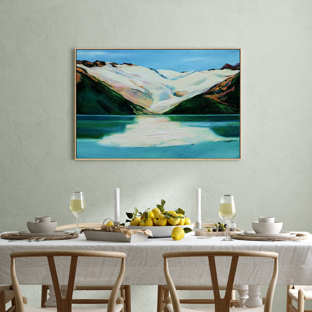 wall-art-print-canvas-poster-framed-Glacier , By Ieva Baklane-GIOIA-WALL-ART