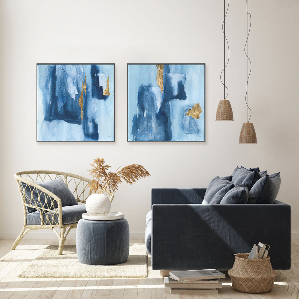 wall-art-print-canvas-poster-framed-Glaciers, Set of 2-by-Chris Paschke-Gioia Wall Art