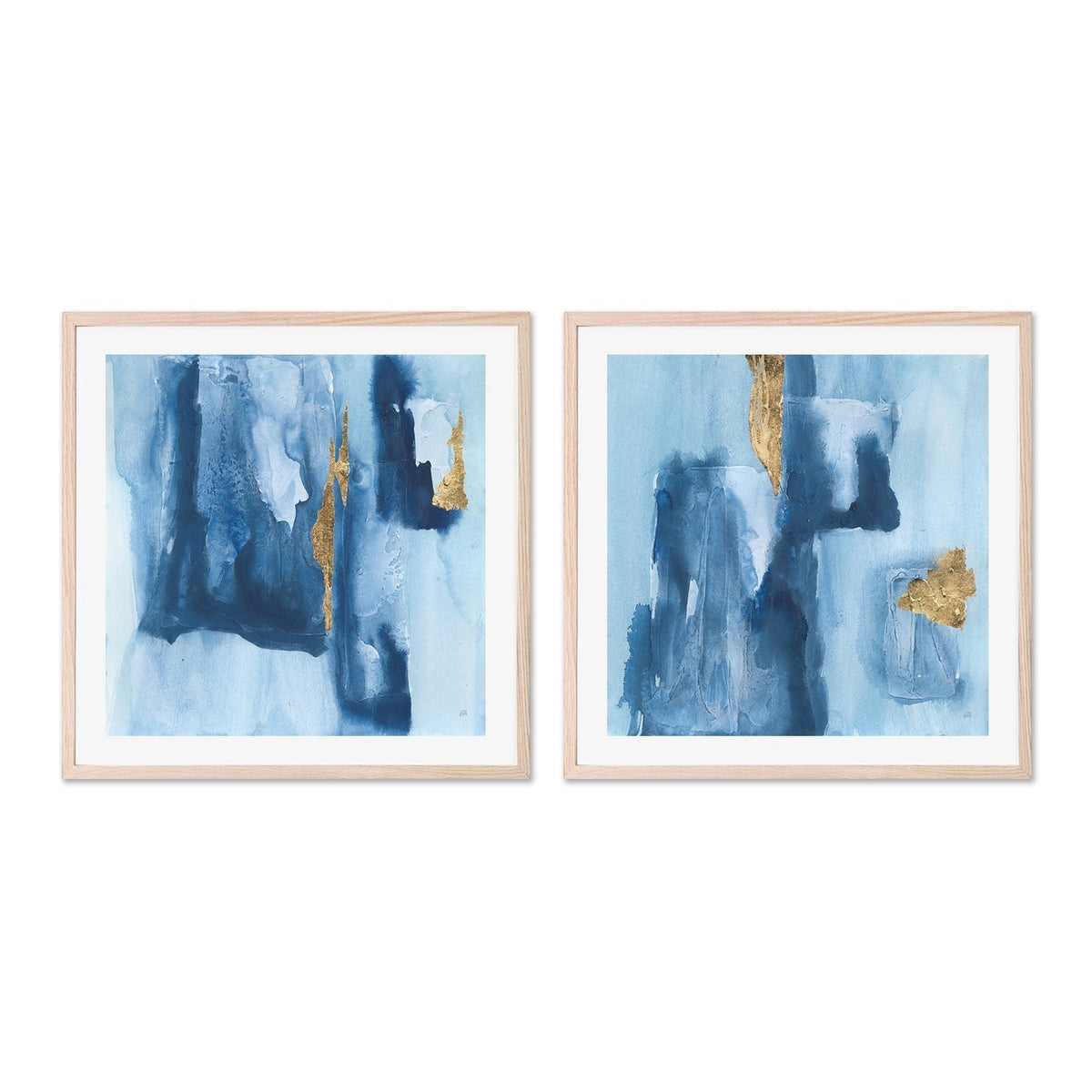wall-art-print-canvas-poster-framed-Glaciers, Set of 2-by-Chris Paschke-Gioia Wall Art