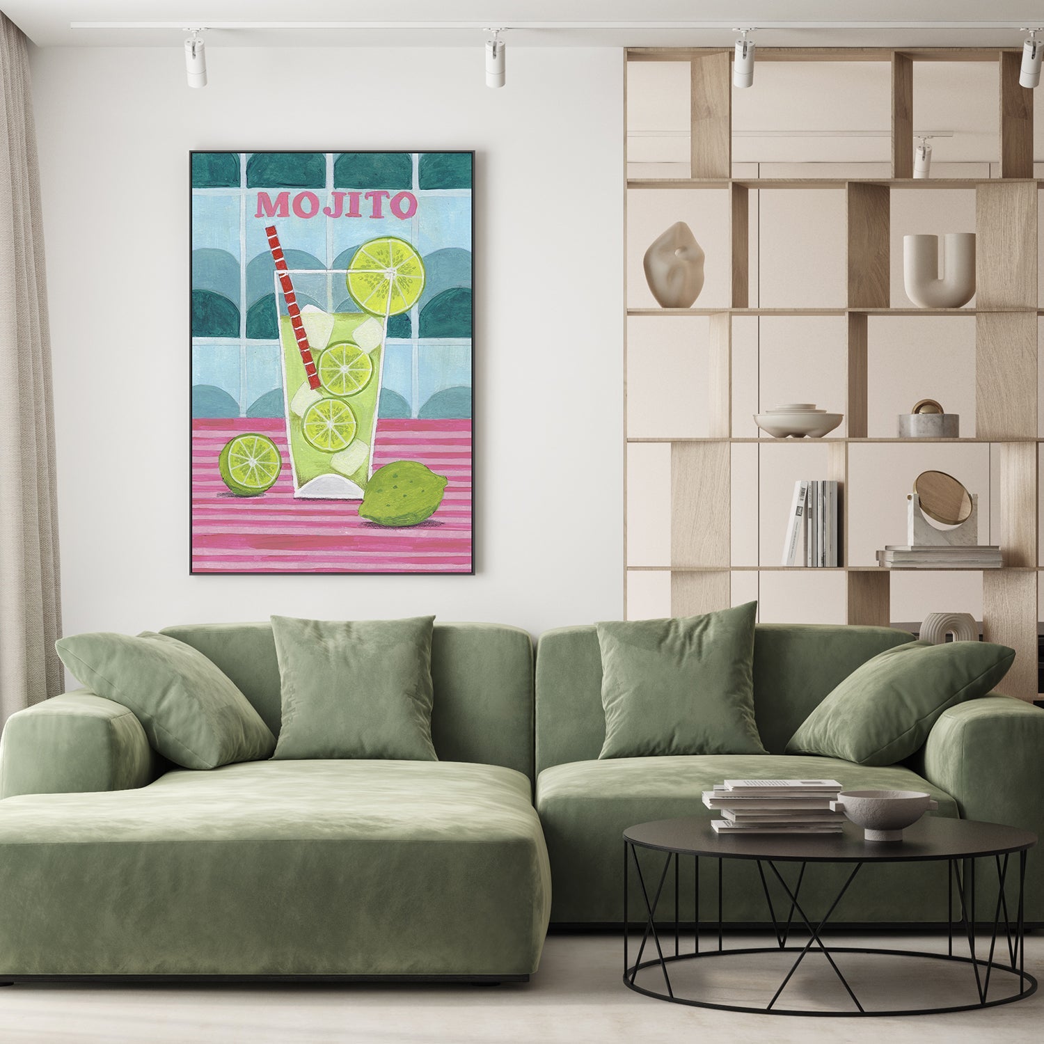 wall-art-print-canvas-poster-framed-Glass of Mjito-8