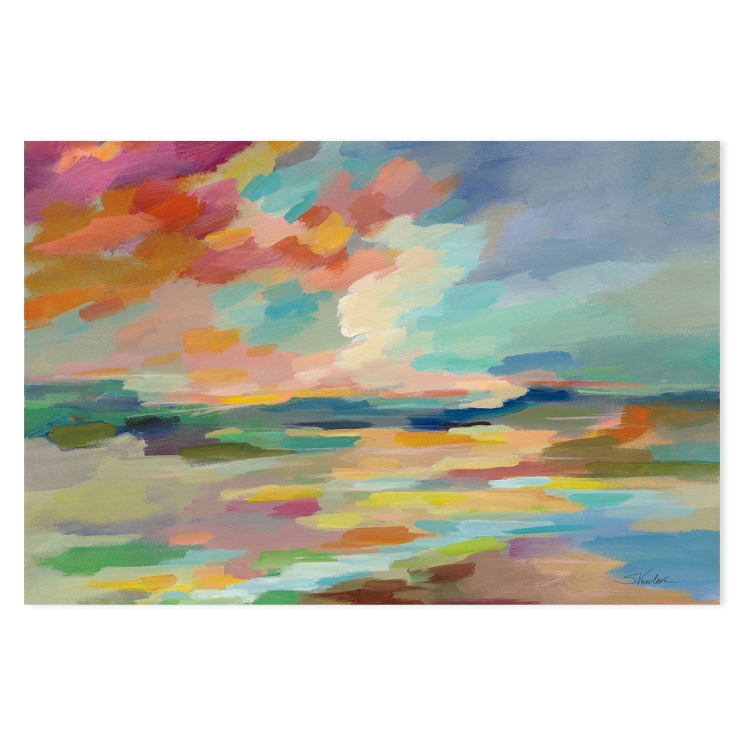 wall-art-print-canvas-poster-framed-Glorious Summer-by-Silvia Vassileva-Gioia Wall Art