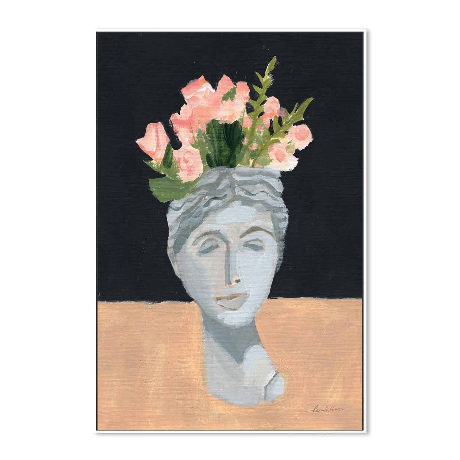 wall-art-print-canvas-poster-framed-Goddess Roses-by-Pamela Munger-Gioia Wall Art