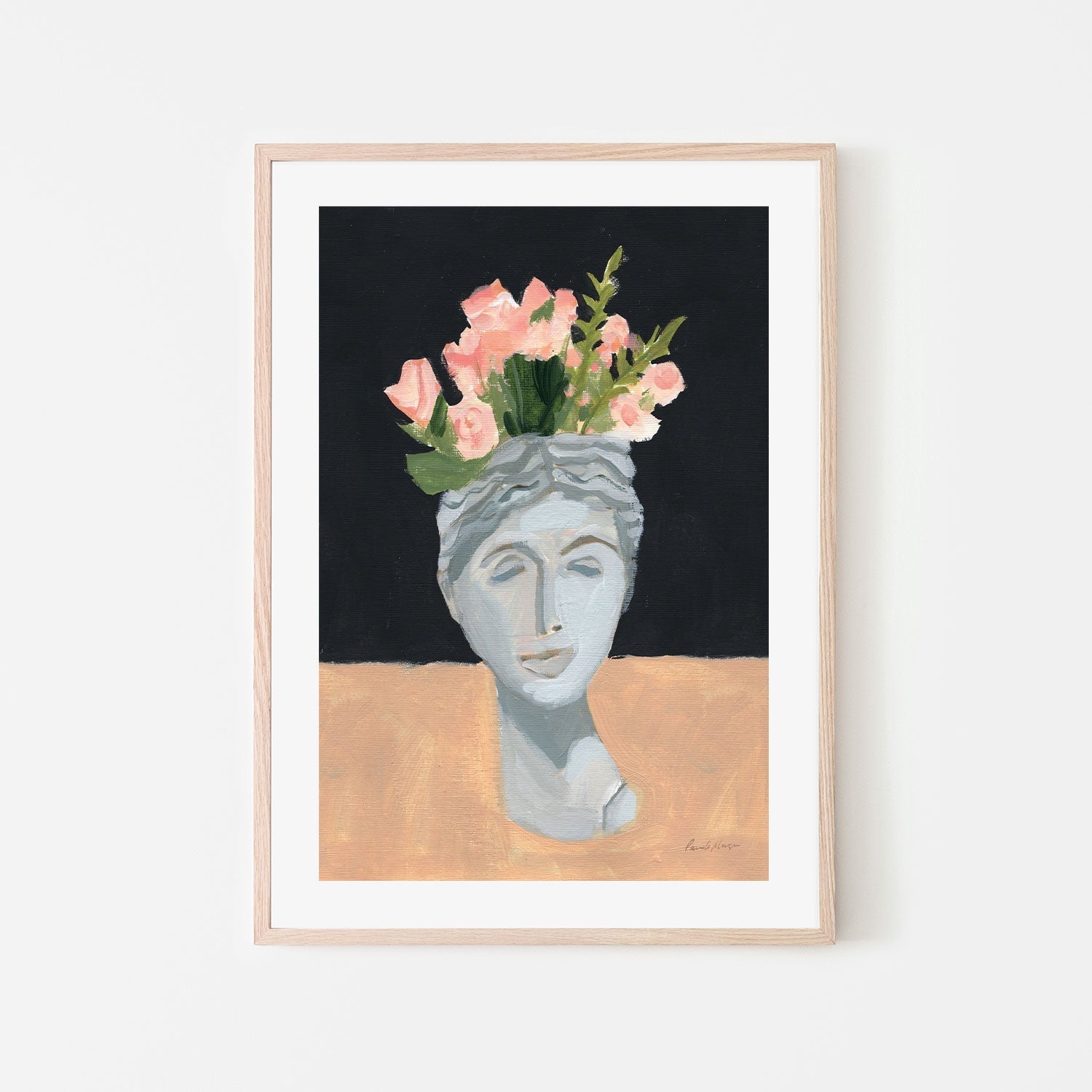 wall-art-print-canvas-poster-framed-Goddess Roses-by-Pamela Munger-Gioia Wall Art