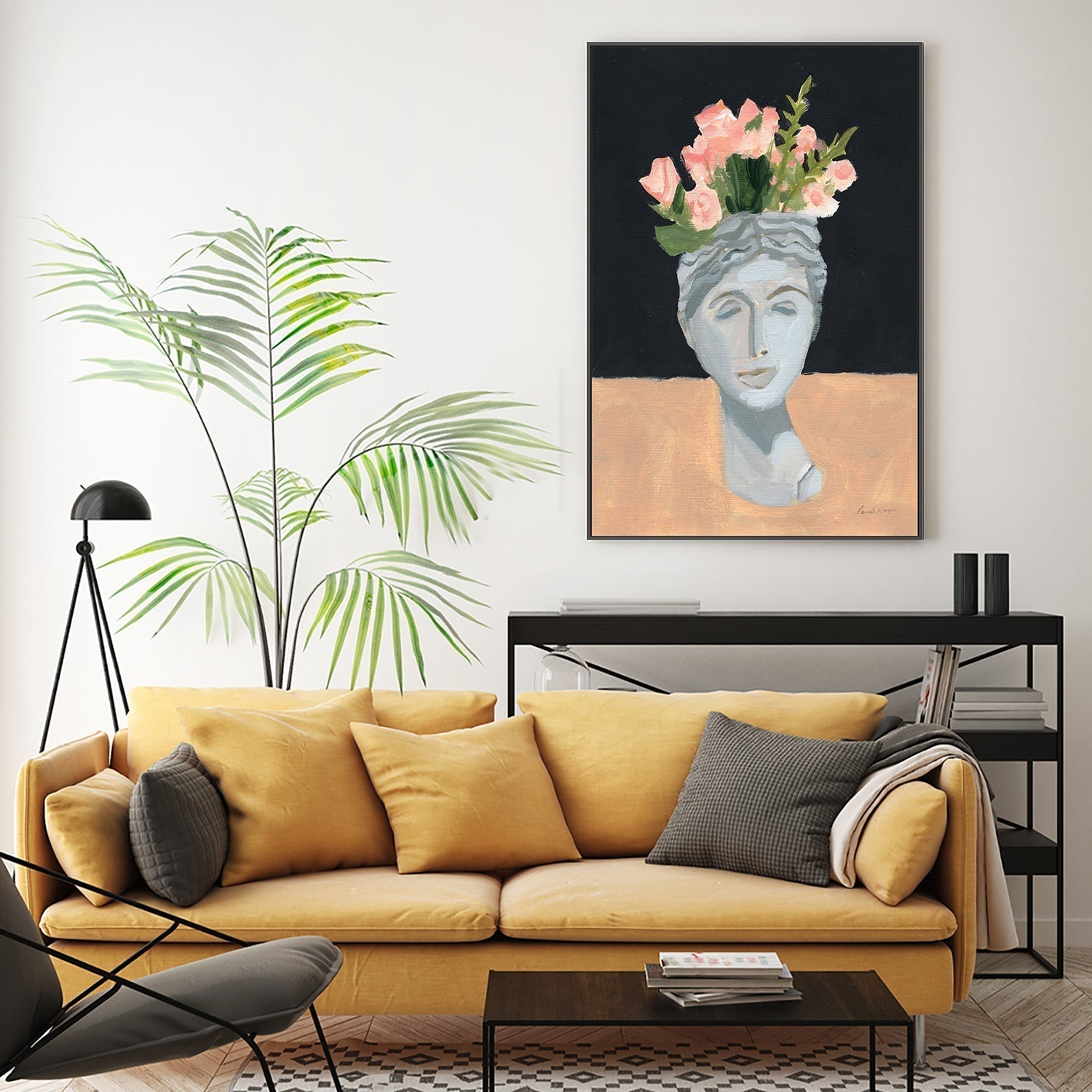 wall-art-print-canvas-poster-framed-Goddess Roses-by-Pamela Munger-Gioia Wall Art