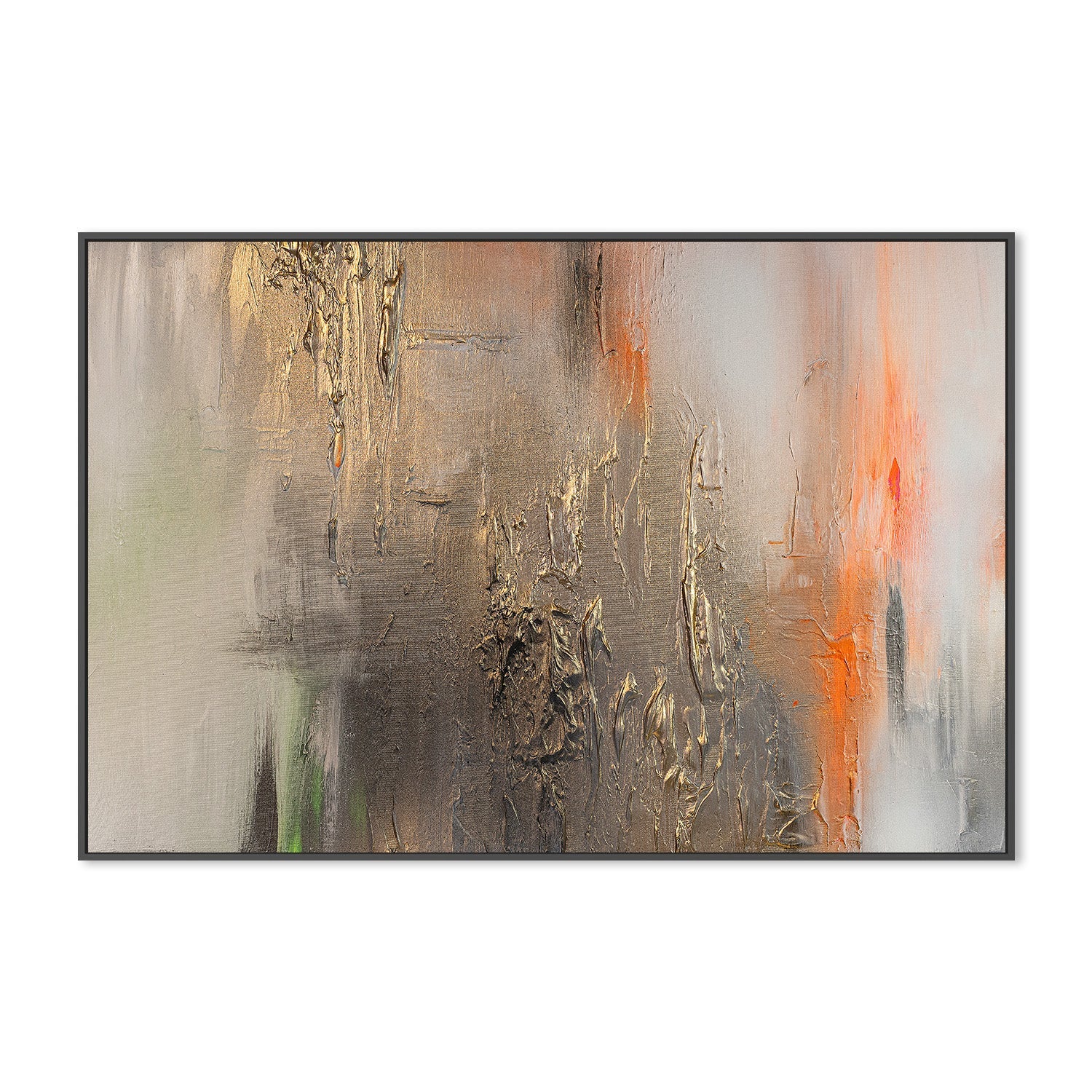 wall-art-print-canvas-poster-framed-Gold Descent-3