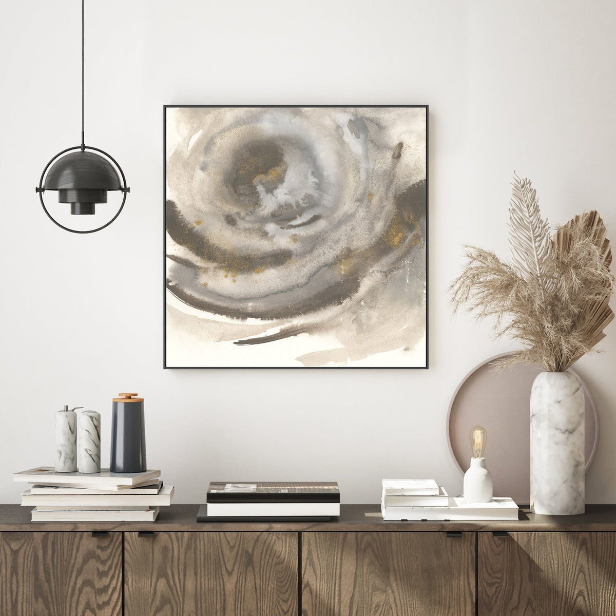 wall-art-print-canvas-poster-framed-Gold Dust Nebula, Style B-by-Chris Paschke-Gioia Wall Art