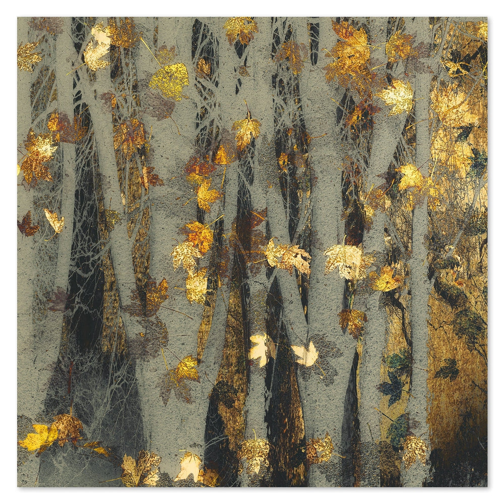 Gold Leaf, by Nel Talen-Framed-Canvas-Print-Poster-Gioia Wall Art